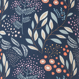 Abat-jour / suspension cylindrique tissu Mimosa marine Mini Labo