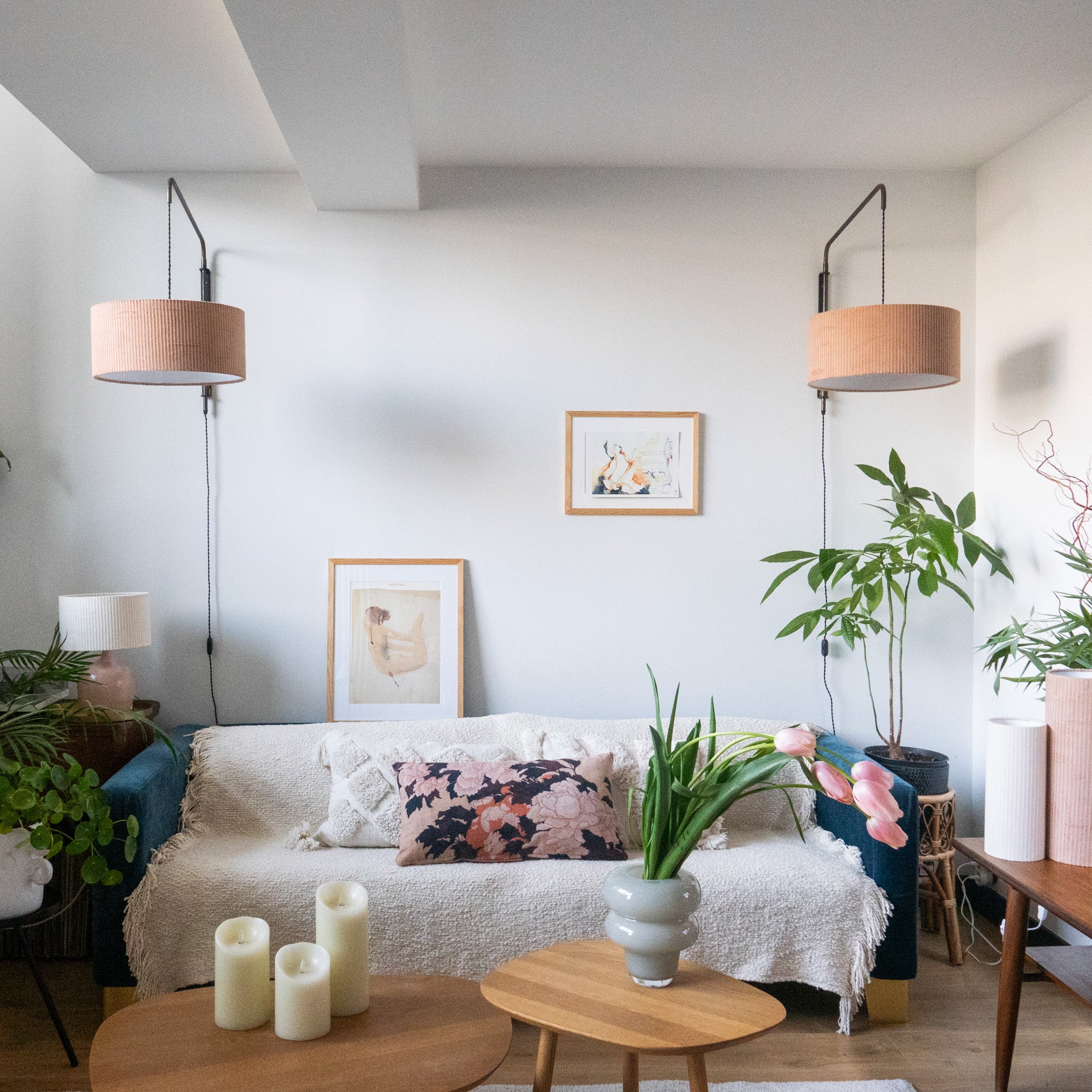 Suspensions Velours côtelé maple D40cm