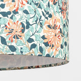 Abat-jour / suspension cylindrique tissu W. Morris Honeysuckle