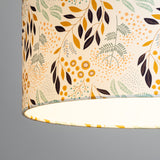 Abat-jour / suspension cylindrique tissu Mimosa écru Mini Labo