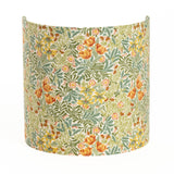 Applique murale demi lune tissu W. Morris Bower
