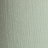 Applique murale demi lune en gaze de coton gaufrée Argile