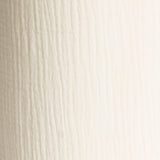 Applique murale demi lune en gaze de coton gaufrée Ecru