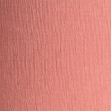 Applique murale demi lune en gaze de coton gaufrée Marsala