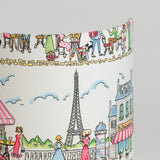 Applique murale demi lune tissu Happy Paris