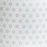 Applique murale demi lune tissu Hoshi argent