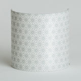 Applique murale demi lune tissu Hoshi argent