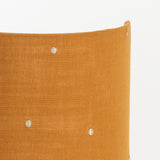 Applique murale demi lune en gaze de coton Stardust ochre
