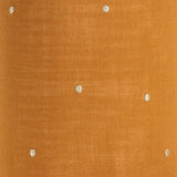 Applique murale demi lune en gaze de coton Stardust ochre