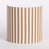 Applique murale demi lune tissu Sunray Wide ochre