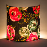 Applique murale demi lune tissu Botan