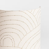 Applique murale demi lune en gaze de coton Colline