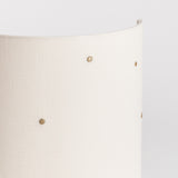 Applique murale demi lune en gaze de coton Stardust off-white