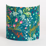 Applique murale demi lune tissu Symphonie vert