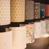 Applique murale demi lune en gaze de coton Colline