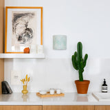 Applique murale demi lune tissu W. Morris Willow