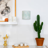 Applique murale demi lune tissu W. Morris Willow