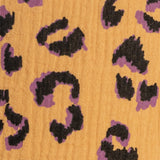 Tissu double gaze de coton Léo caramel