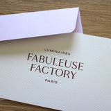 Carte cadeau imprimée