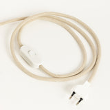 Lampe tube à poser tissu W. Morris Golden Lily