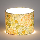 Abat-jour / suspension cylindrique tissu W. Morris Seaweed