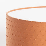 Abat-jour / suspension cylindrique en plumetis de coton Noisette
