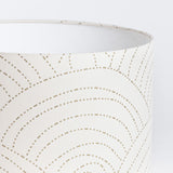 Abat-jour / suspension cylindrique en gaze de coton Colline