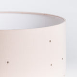 Abat-jour / suspension cylindrique en gaze de coton Stardust powder