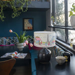 Pied Terra Black avec abat-jour Happy Paris D25 cm