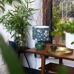 Abat-jour Golden Lily navy D20 cm
