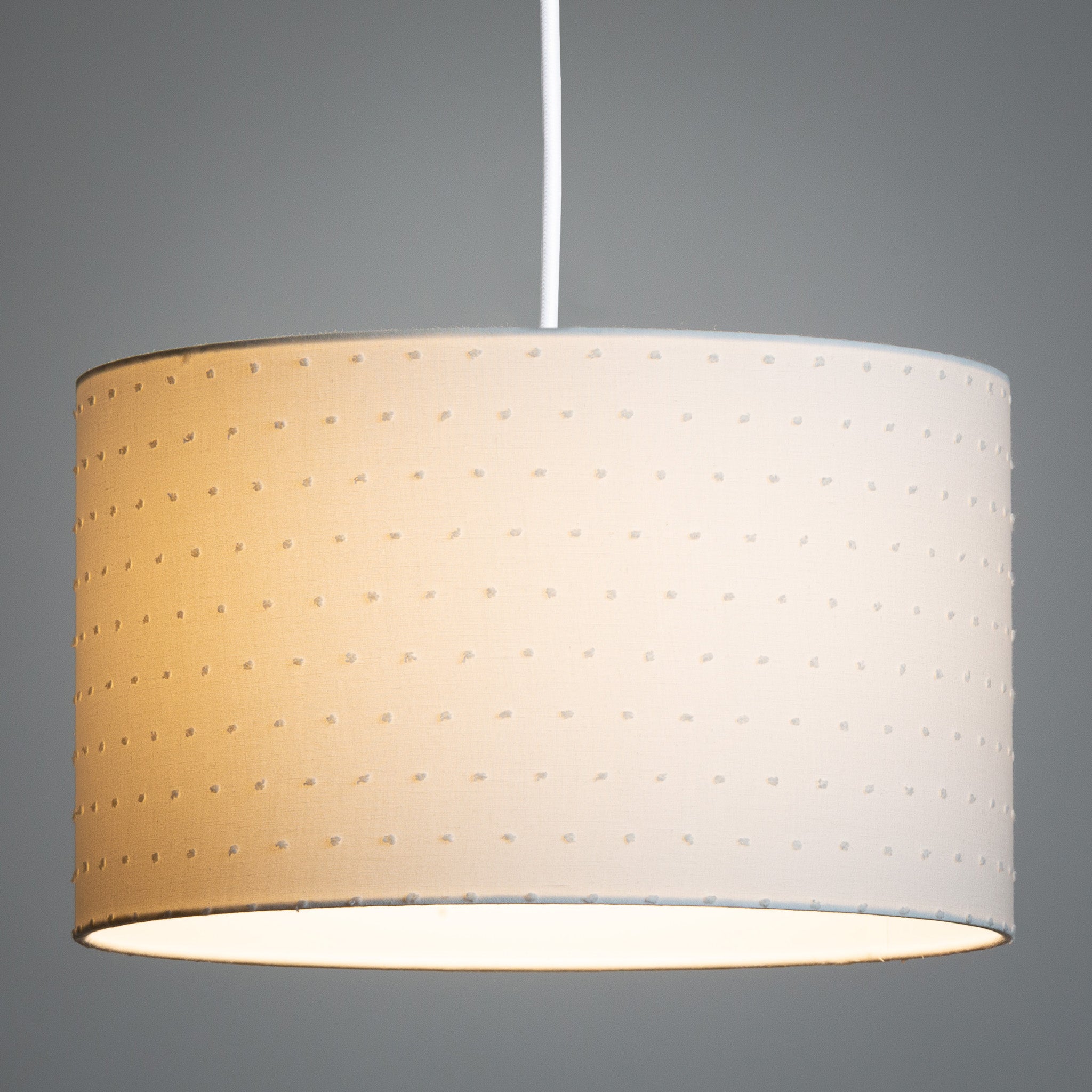 Aspen Creative 58306 – Abat-jour Rigide En Lin Blanc Cassé