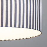 Abat-jour / suspension cylindrique tissu Sunray Wide cobalt