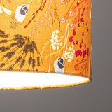 Abat-jour / suspension cylindrique tissu Symphonie ocre