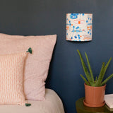 Applique murale demi lune tissu Splash
