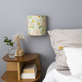 Applique murale demi lune tissu W. Morris Seaweed