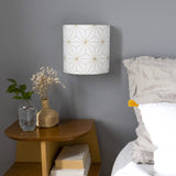 Applique murale demi lune tissu Maxi hoshi or