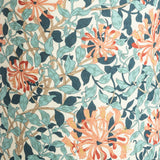 Applique murale demi lune tissu W. Morris Honeysuckle