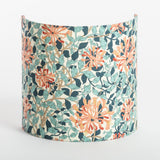 Applique murale demi lune tissu W. Morris Honeysuckle