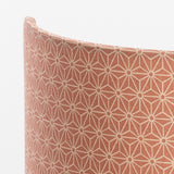 Applique murale demi lune tissu Hoshi rose
