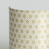 Applique murale demi lune tissu Hoshi or