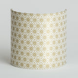 Applique murale demi lune tissu Hoshi or