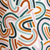 Applique murale demi lune tissu Joy