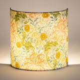 Applique murale demi lune tissu W. Morris Seaweed