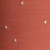 Applique murale demi lune en gaze de coton Stardust chestnut