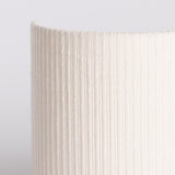 Applique murale demi lune tissu Velours côtelé Off-White