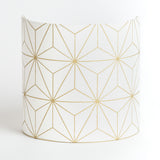 Applique murale demi lune tissu Maxi hoshi or