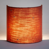 Applique murale demi lune en gaze de coton Stardust chestnut