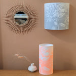 Applique Pivoine gris et lampe Pivoine néon