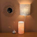 Applique Pivoine gris et lampe Pivoine néon