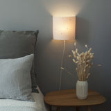 Applique murale demi lune en gaze de coton Stardust off-white